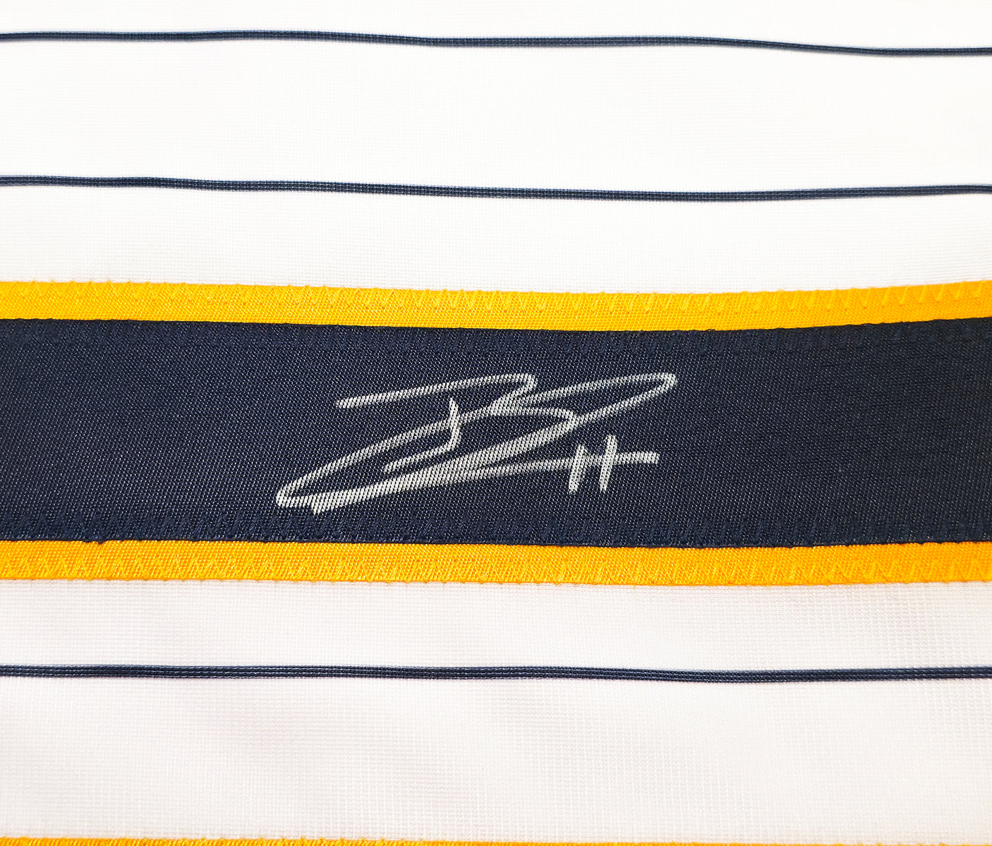 Milwaukee Brewers Jackson Chourio Autographed White Jersey Beckett BAS QR Stock #250268