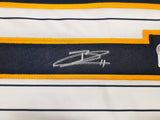 Milwaukee Brewers Jackson Chourio Autographed White Jersey Beckett BAS QR Stock #250267