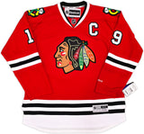 Chicago Blackhawks Jonathan Toews Autographed Red Reebok Premier Jersey Size XXL Beckett BAS Witness Stock #250190