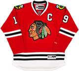 Chicago Blackhawks Jonathan Toews Autographed Red Reebok Premier Jersey Size XL Beckett BAS Witness Stock #250189