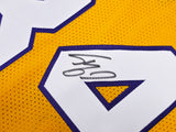 Los Angeles Lakers Shaquille O'Neal Autographed Gold Jersey JSA Stock #248834