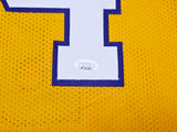 Los Angeles Lakers Shaquille O'Neal Autographed Gold Jersey "34" JSA Stock #248833