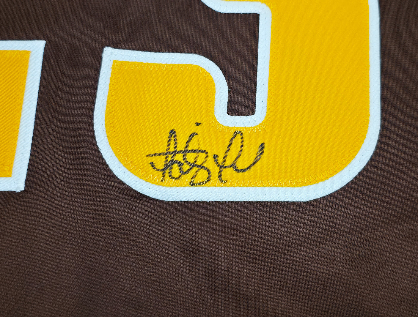 San Diego Padres Fernando Tatis Jr. Autographed Brown Jersey Beckett BAS Witness Stock #250497