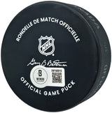 Jonathan Toews Autographed Official Chicago Blackhawks Logo Hockey Game Puck Beckett BAS Witness Stock #250562