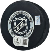 Jonathan Toews Autographed Official 2010 Stanley Cup Champions Chicago Blackhawks Logo Hockey Puck Beckett BAS Witness Stock #250563