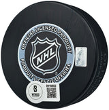 Jonathan Toews Autographed Official 2013 Stanley Cup Champions Chicago Blackhawks Logo Hockey Puck Beckett BAS Witness Stock #250564