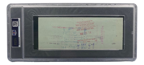 Stan Musial St. Louis Cardinals Signed Bank Check PSA/DNA 85025567 - Sports Integrity