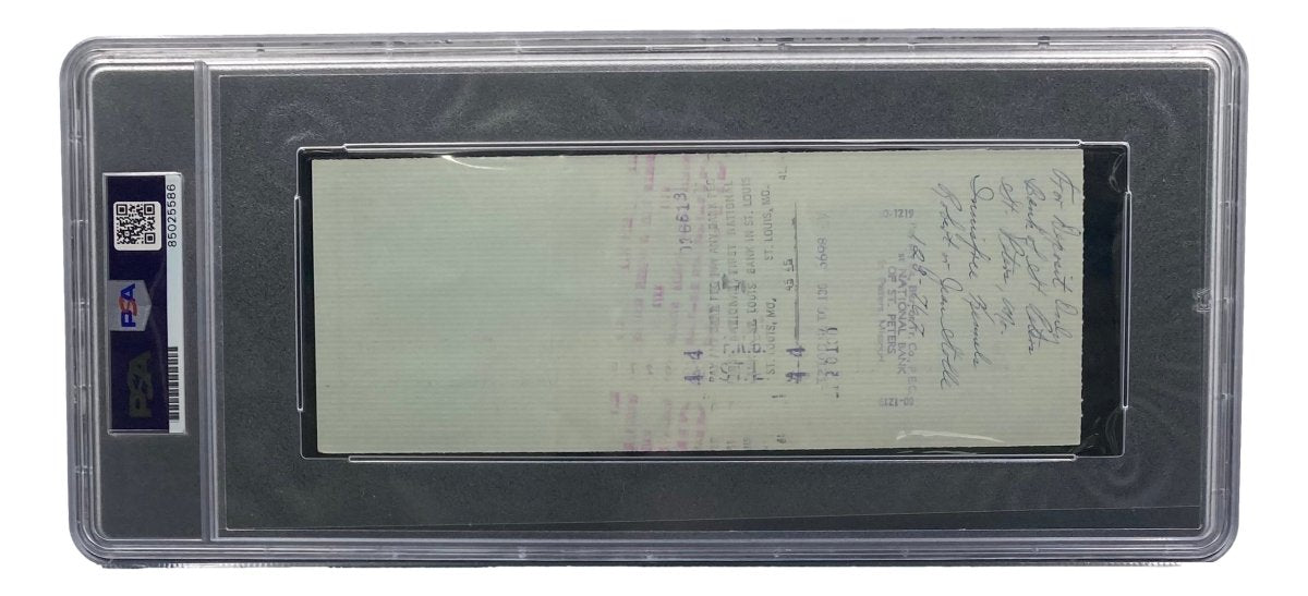 Stan Musial St. Louis Cardinals Signed Bank Check PSA/DNA 85025586 - Sports Integrity