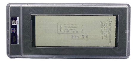 Stan Musial St. Louis Cardinals Signed Bank Check PSA/DNA 85025597 - Sports Integrity