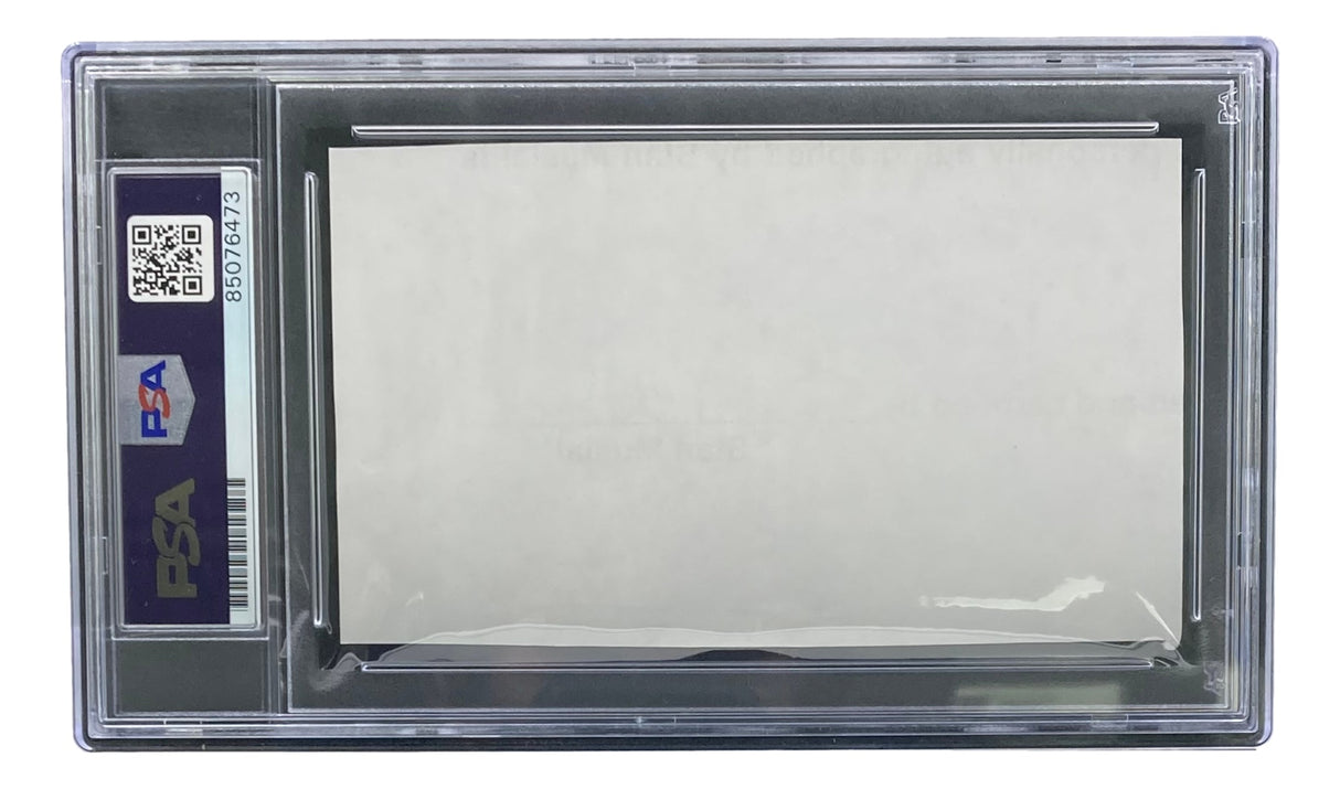 Stan Musial St. Louis Cardinals Signed Slabbed Cut Signature PSA/DNA