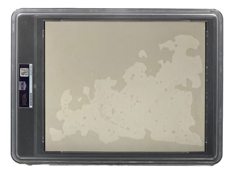 A Sports Integrity Ted Williams Stan Musial signed slabbed 8x10 photo, graded PSA NM-MT 8.5, is enclosed in a clear protective case with grading labels visible on the left side.