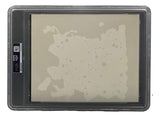 The Sports Integrity Ted Williams Stan Musial Signed Slabbed 8x10 Photo is encased in a clear PSA case with Mint 9 certification, visible labels on the side, and a mostly blank surface with minor stains or irregular marks.