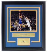 Steph Curry Framed 8x10 Golden State Warriors Photo w/Laser Engraved Signature