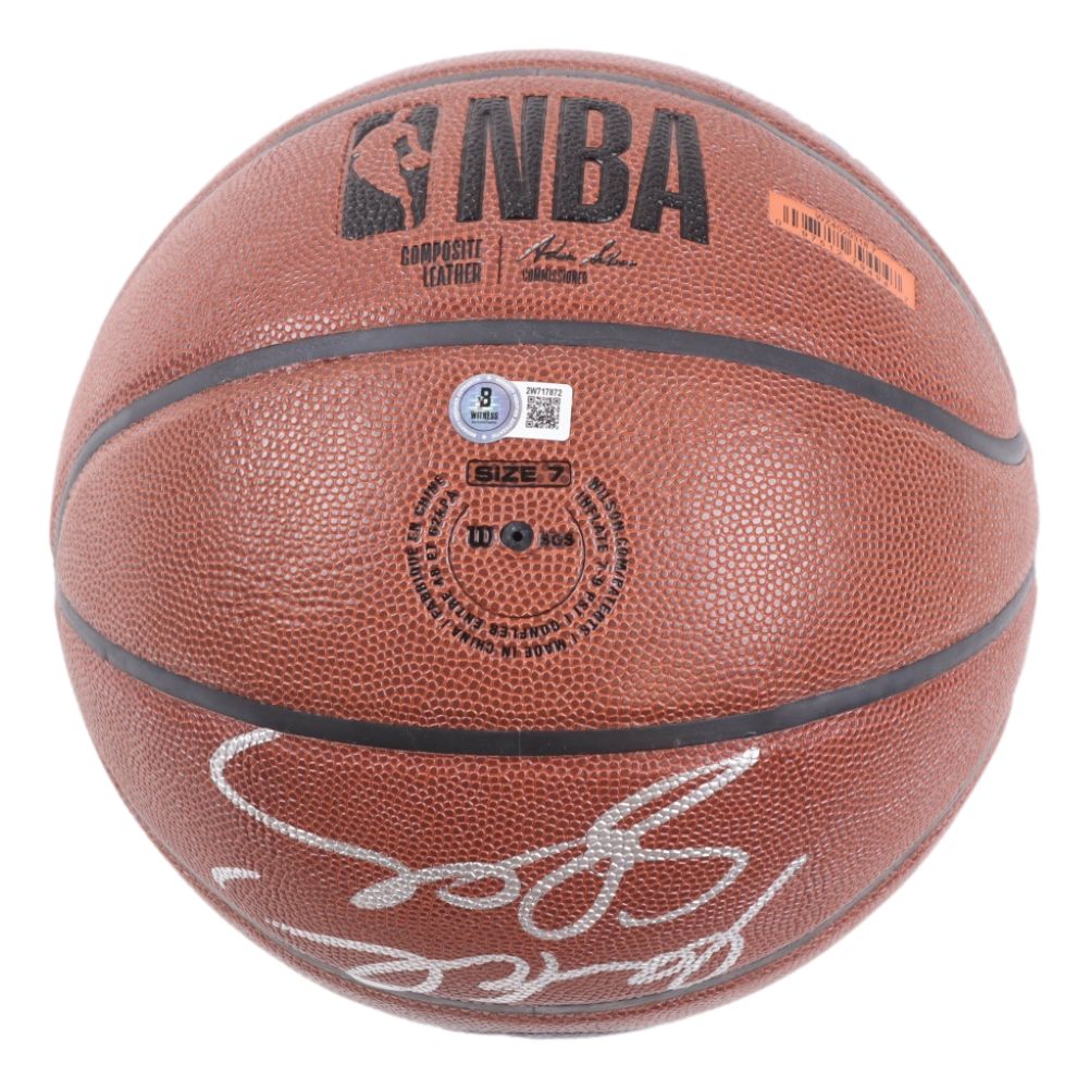 Stephon Marbury Signed NBA T'Wolves Wilson Logo Basketball Starbury BAS