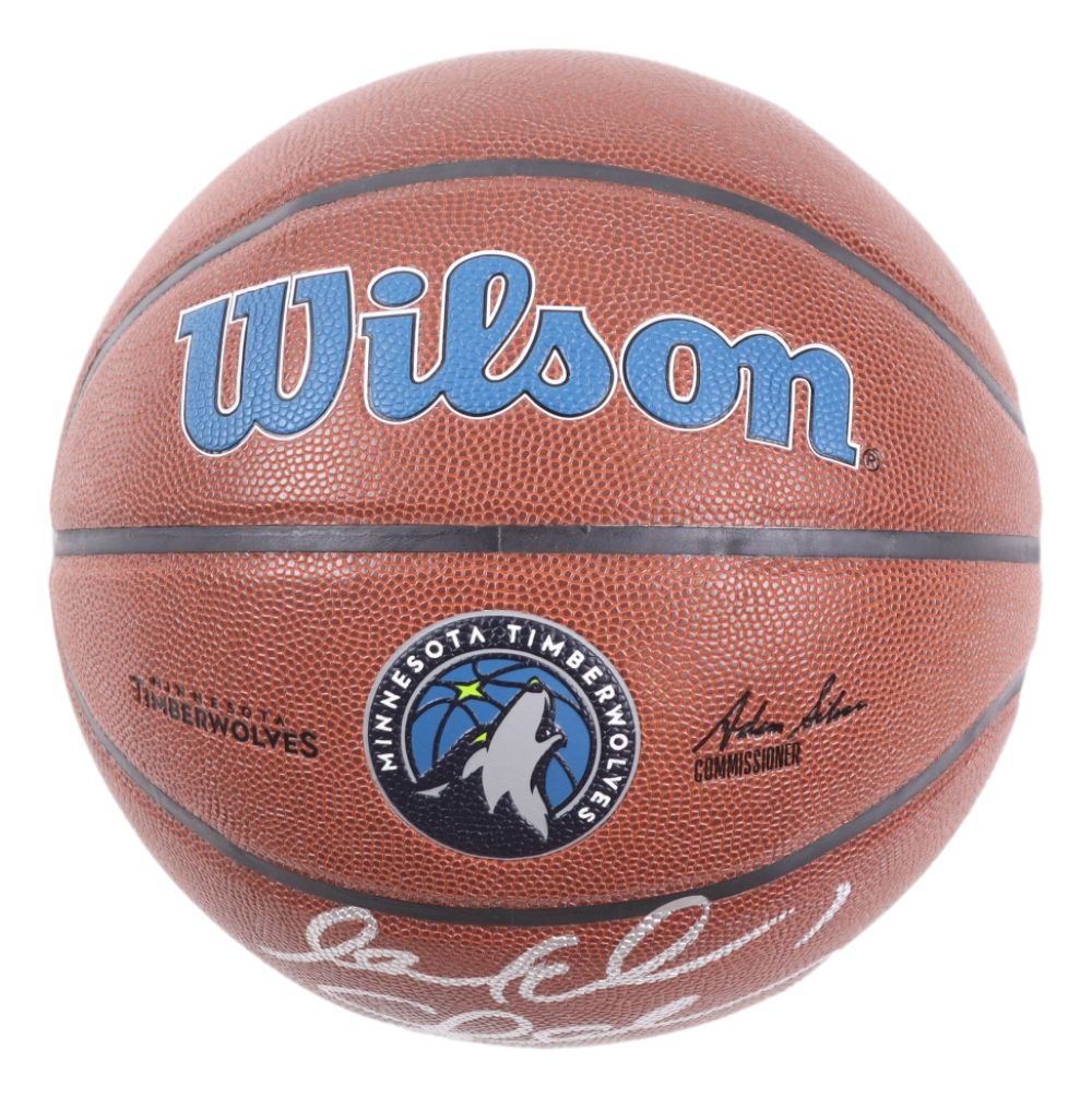 Stephon Marbury Signed NBA T'Wolves Wilson Logo Basketball Starbury BAS
