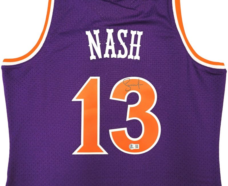 Steve Nash Signed Phoenix Suns 2005/06 M&N Swingman Jersey BAS ITP
