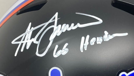 Steve Spurrier Signed Florida FS Black Speed Replica Helmet 66 Heisman BAS