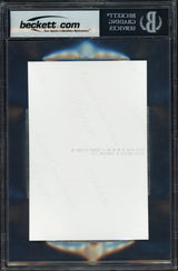 Ichiro Suzuki Autographed 4x6 Photo Seattle Mariners Auto Grade Gem Mint 10 Beckett BAS Stock #251036