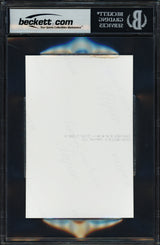 Ichiro Suzuki Autographed 4x6 Photo Seattle Mariners Auto Grade Gem Mint 10 Beckett BAS Stock #251037