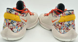 Giannis Antetokounmpo Autographed 2021 Player Exclusive (PE) Promo Desert Sand/Gym Nike Zoom Freak 2 Shoes Milwaukee Bucks Size 17 Beckett BAS Witness Stock #252593