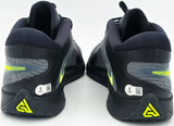 Giannis Antetokounmpo Autographed 2024 Player Exclusive (PE) Promo Black/Volt/Cool Grey Nike Zoom Freak 6 Shoes Milwaukee Bucks Size 17 Beckett BAS Witness Stock #252733
