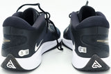 Giannis Antetokounmpo Autographed 2024 Player Exclusive (PE) Promo Black/Flat Silver/White Nike Zoom Freak 6 Shoes Milwaukee Bucks Size 17 Beckett BAS Witness Stock #252735