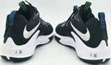 Giannis Antetokounmpo Autographed 2021 Player Exclusive (PE) Promo Black & White Nike Zoom Freak 3 Shoes Milwaukee Bucks Size 17 Beckett BAS Witness Stock #252760