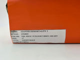 Giannis Antetokounmpo Autographed 2023 Player Exclusive (PE) Promo NBL RD/IC PCH-DSRT BRRY-MD SFT Nike Immortality 3 Shoes Milwaukee Bucks Size 17 Beckett BAS Witness Stock #252717