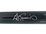 Ted Simmons Autographed Black Louisville Slugger Pro Stock Baseball Bat St. Louis Cardinals (Scratches) Beckett BAS Witness Stock #252590