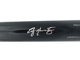 Edgar Martinez Autographed Black Louisville Slugger Pro Stock Baseball Bat Seattle Mariners Beckett BAS Witness Stock #252588