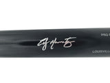 Edgar Martinez Autographed Black Louisville Slugger Pro Stock Baseball Bat Seattle Mariners Beckett BAS Witness Stock #252588