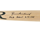 Roman Anthony Autographed Blonde Rawlings Adirondack Pro Baseball Bat Boston Red Sox "MLB Debut 6/9/25" Fanatics & MLB Holo Stock #252779