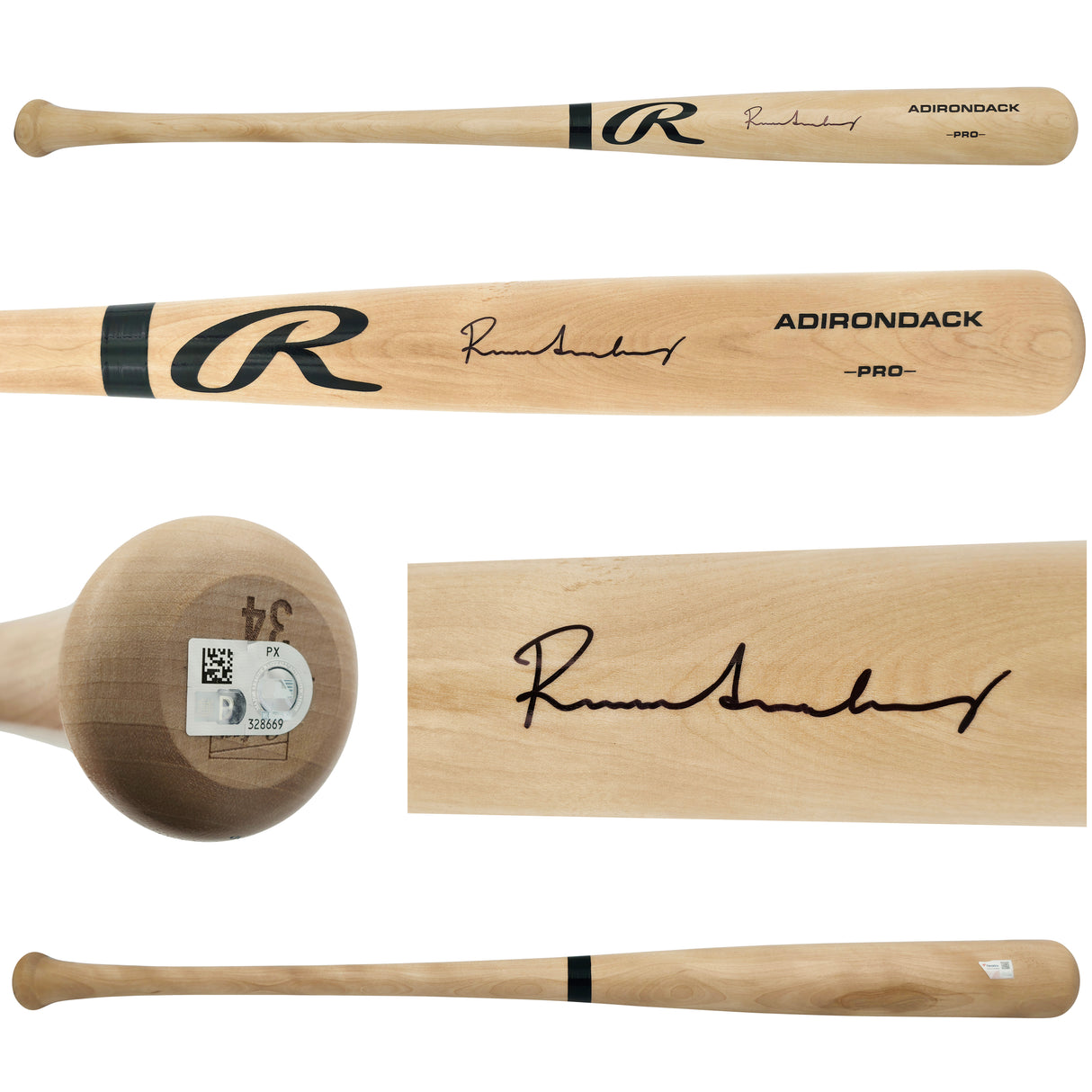 Roman Anthony Autographed Blonde Rawlings Adirondack Pro Baseball Bat Boston Red Sox Fanatics & MLB Holo Stock #252780