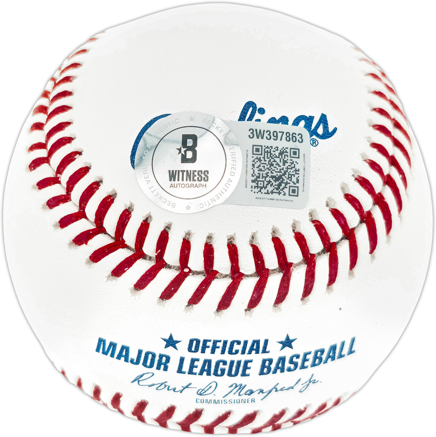 Ted Simmons Autographed Official MLB Baseball St. Louis Cardinals "HOF 2020" Beckett BAS Witness Stock #252455