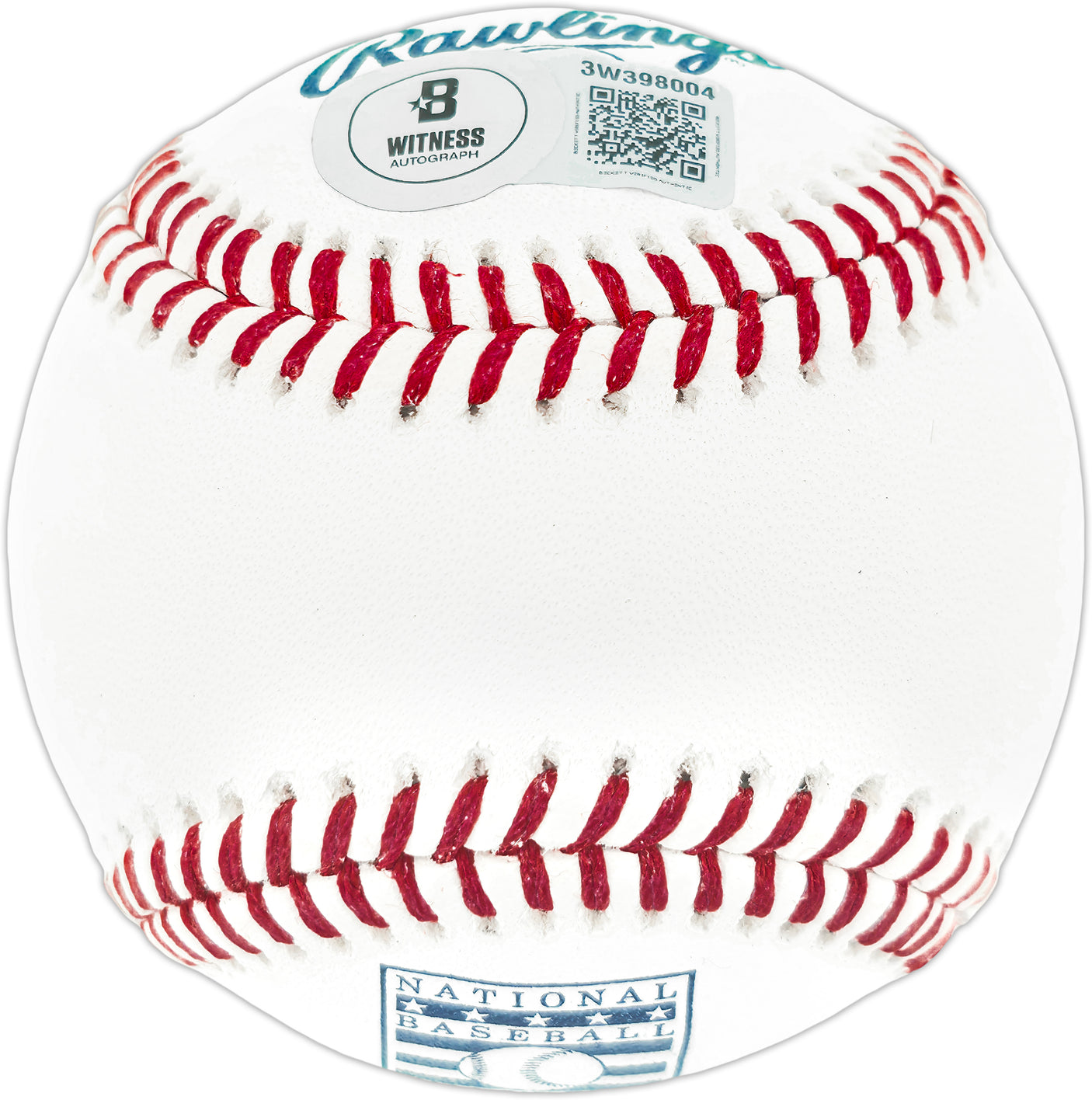 Ted Simmons Autographed Official Hall of Fame HOF Logo Baseball St. Louis Cardinals Beckett BAS Witness Stock #252456