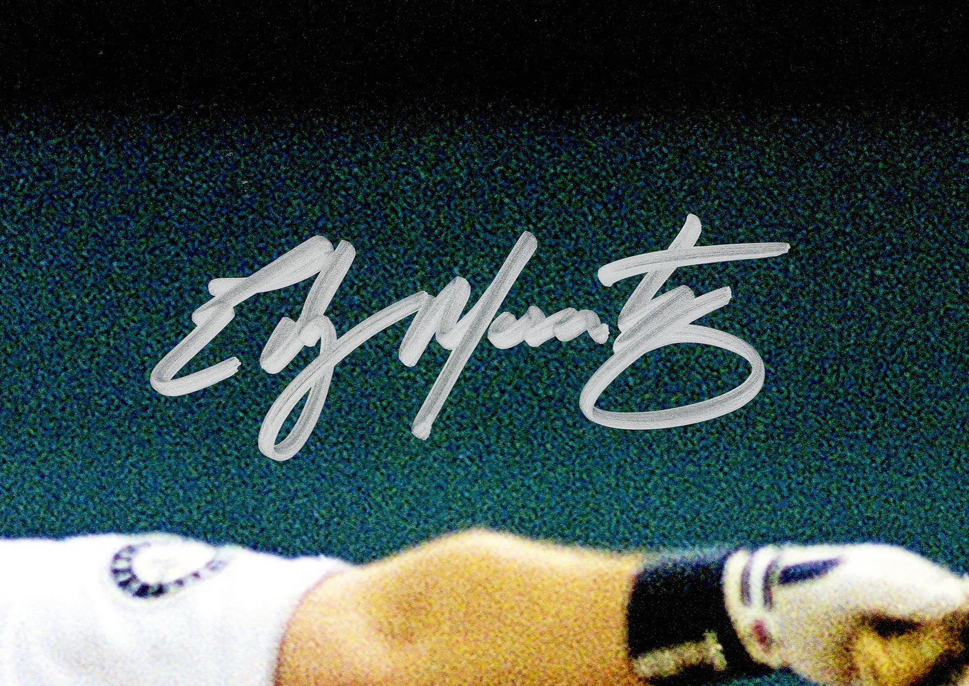 Edgar Martinez Autographed 16x20 Photo Seattle Mariners (The Double) Beckett BAS Witness Stock #252464