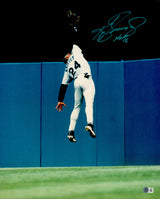Ken Griffey Jr. Autographed 16x20 Photo Seattle Mariners (Wall Catch) "HOF 16" Beckett BAS Witness Stock #252801