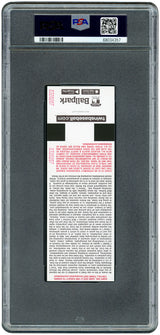Julio Rodriguez Autographed 2022 MLB Debut Rookie Full Ticket Seattle Mariners PSA 10 April 8th, 2022 PSA/DNA Stock #253244