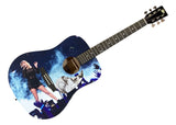 Taylor Swift Signed 41" Black Dress Graphic Acoustic Guitar JSA