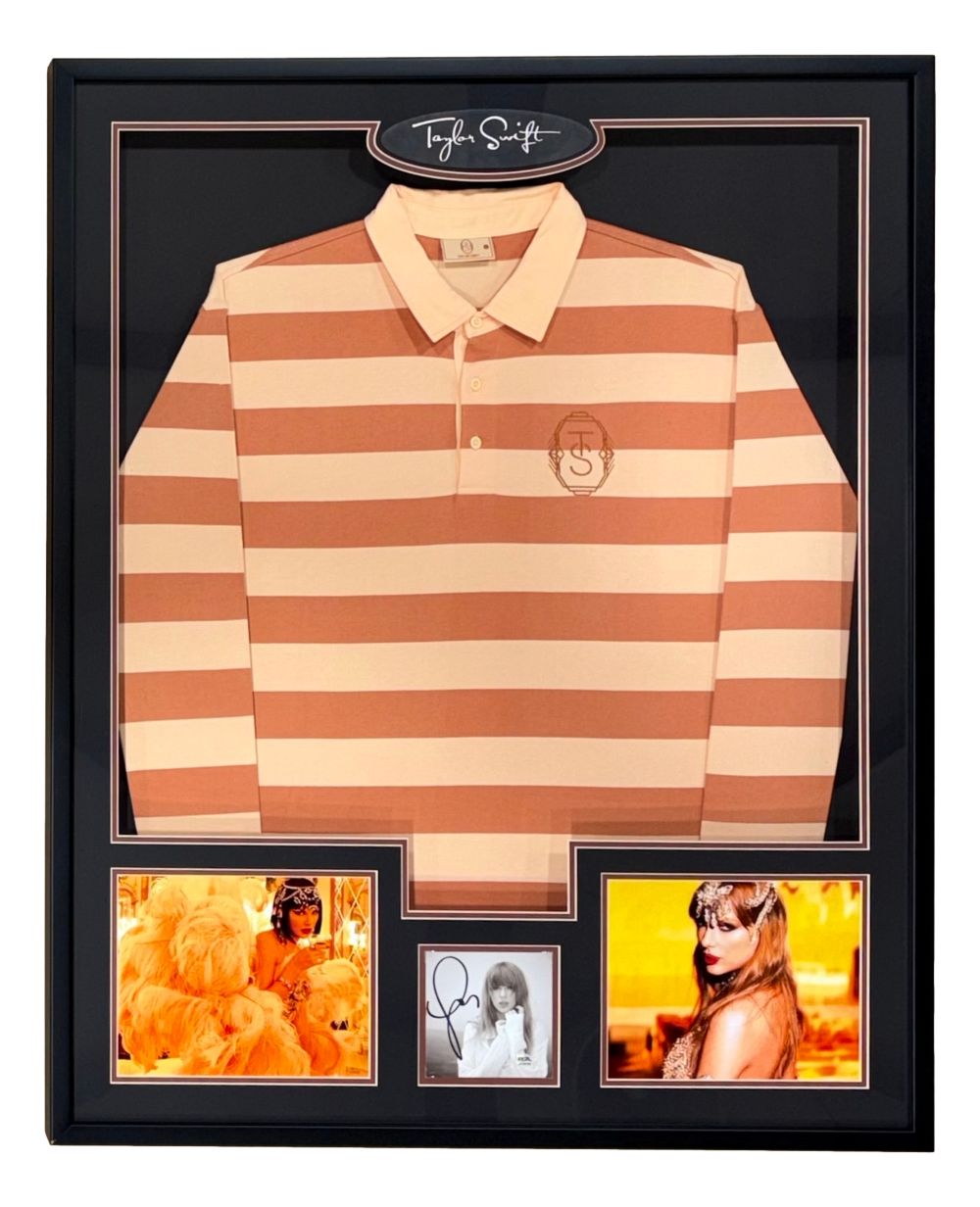 Taylor Swift Signed Framed Life Of Showgirl LS Shirt w/ Signed Insert PSA/DNA