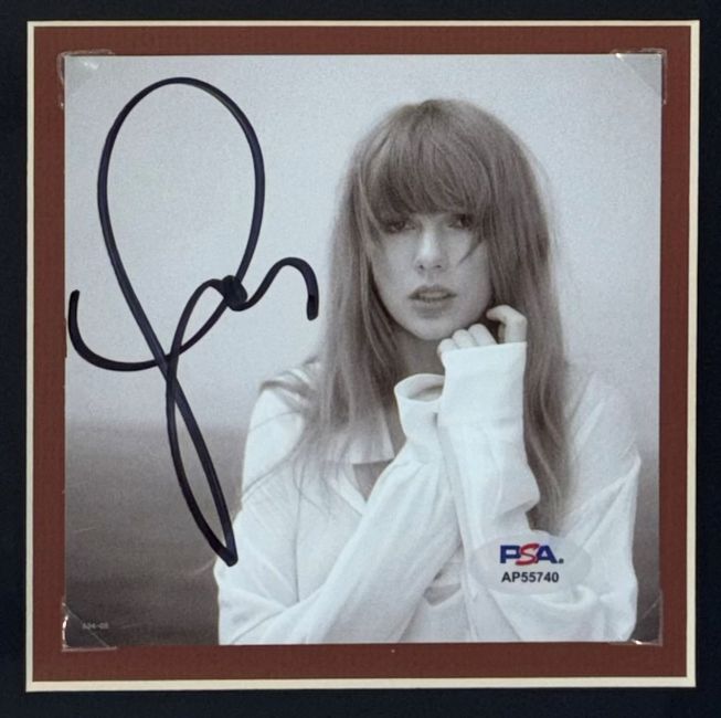 Taylor Swift Signed Framed Life Of Showgirl LS Shirt w/ Signed Insert PSA/DNA