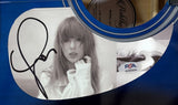 Taylor Swift Signed 41" Totured Poets Department Blue Acoustic Guitar 2 PSA Holo