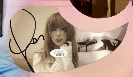 Taylor Swift Signed 41" Lover Graphic Acoustic Guitar 3 JSA - Sports Integrity