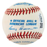 Ted Williams Red Sox Signed Official American League Baseball JSA Auto 9