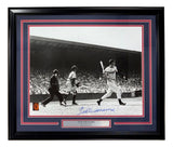 Ted Williams Signed Framed 16x20 Boston Red Sox Swing Photo 3 PSA/DNA LOA