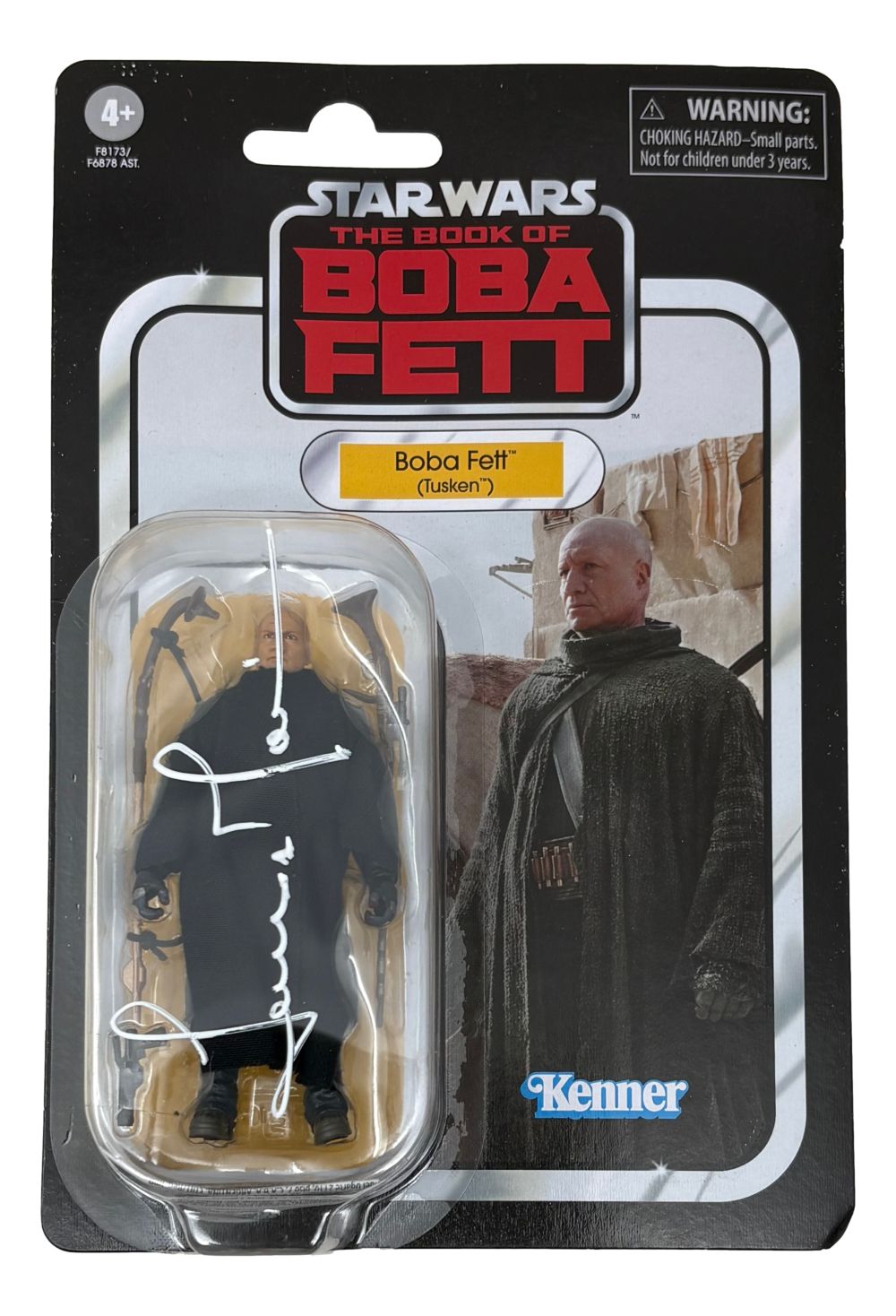 Temuera Morrison Signed Star Wars Boba Fett (Tusken) Action Figure JSA QR