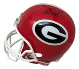 Terrell Davis Signed Georgia Bulldogs Full Size Replica Helmet JSA Hologram