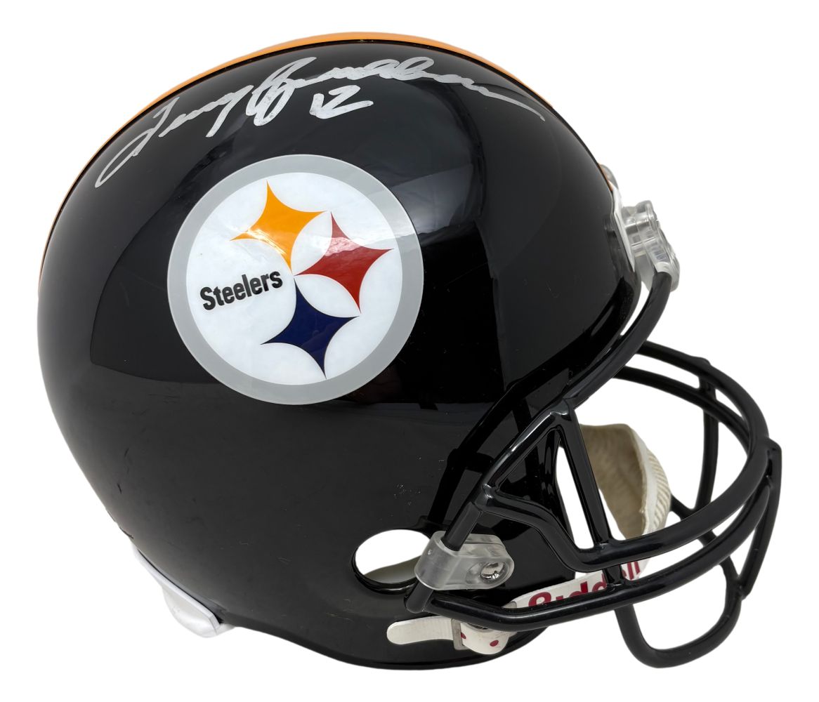 Terry Bradshaw Signed Pittsburgh Steelers Full Size Replica Helmet JSA Hologram