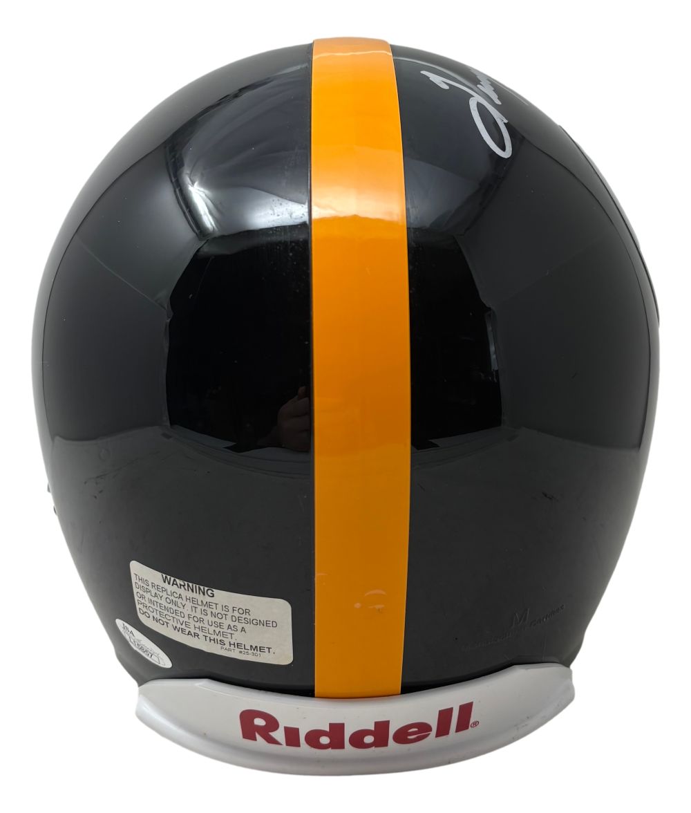 Terry Bradshaw Signed Pittsburgh Steelers Full Size Replica Helmet JSA Hologram