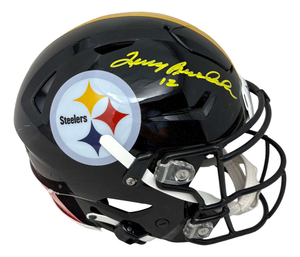Terry Bradshaw Signed Pittsburgh Steelers FS Authentic SpeedFlex Helmet BAS